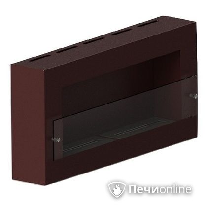 Биокамин ЭкоЛайф Window Fat II Glass black burgundy Арома в Полевском